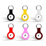 Capa Com Chaveiro De Silicone Para Airtag Apple Premium