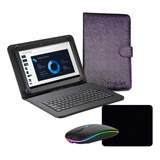 Capa Com Teclado + Mouse P/ Tablet 7 Polegadas Printon M7