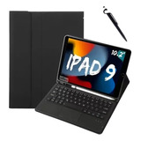 Capa Com Teclado Para iPad 7/8/9