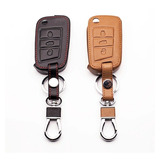 Capa Couro Chave Canivete Carro Vw Tiguan Golf Polo Virtus