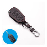 Capa Couro Chaveiro Chave Canivete 3btm Peugeot 208 308 408