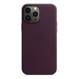 Capa Couro Leather Case C/ Magsafe Para iPhone 14 14 Pro Max