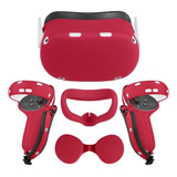 Capa De Acessórios Para Vr Oculus Quest 2 Vinho Vermelho