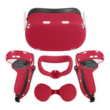 Capa De Acessórios Para Vr Oculus Quest 2 Vinho Vermelho