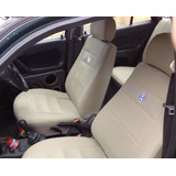 Capa De Banco Couro Caramelo Volks Chevrolet Fiat Ford