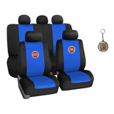 Capa De Banco Em Couro Courvin Fiat Uno 2002 Fire 1.0 4porta