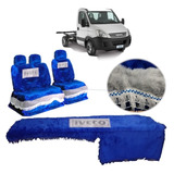 Capa De Banco + Painel Chinil Emblema Iveco Daily Após 2014