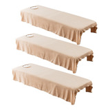 Capa De Cama Com Lençóis De Massagem Comfort Spa De 3 Peças