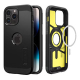 Capa De Celular Com Suporte Magnético Para iPhone 13 Pro Max Cor iPhone 14 Pro Max Preto (magnético)