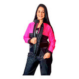 Capa De Chuva Forza Feminina Preta Urban.