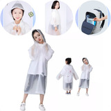 Capa De Chuva Infantil Com Capuz Impermeável Resistente Top