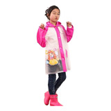 Capa De Chuva Infantil Princesas Com Capuz De 6 Ate 10 Anos
