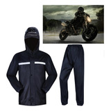 Capa De Chuva Para Motoqueiro Com Capuz Unissex Impermeável