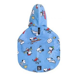 Capa De Chuva Snoopy Aventura Para Cães Tamanho Gg