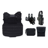 Capa De Colete 3a + Modulares Forhonor + Coldre Maynards Nfe