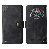 Capa De Couro Flip De Cor Sólida Para Cubot Kingkong 9
