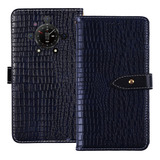 Capa De Couro Flip Phone Case Para Doogee S110
