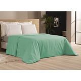 Capa De Edredom Queen Duvet 400 Fios 100% Algodão Egípcio Cor Verde-claro