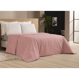 Capa De Edredom Queen Duvet 600 Fios 100% Algodão Egípcio Cor Rose Blush