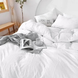 Capa De Edredom Solteiro Duvet Zíper 1,50 X 2,40 400 Fios 