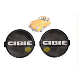 Capa De Farol De Milha Cibie Preta, Fusca, Escort,gol,