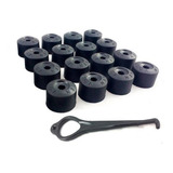 Capa De Parafuso Roda Kit Com 20 Peças Fox Golf Bora Jetta