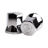 Capa De Porca 33mm Compatível Scania Cromada Kit 60 Peças