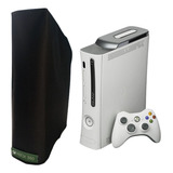 Capa De Proteção P/ Xbox 360 Fat Na Vertical Case Skin Preta