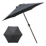 Capa De Reposição Impermeável Para Guarda-chuva Ao Ar Livre, Cor Preta, 2 Metros/6 Ossos
