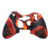 Capa De Silicone Para Controle Xbox 360 Camo+preta
