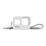 Capa De Silicone Sleeve Branco+cordão Original Gopro Hero 