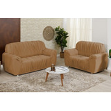 Capa De Sofa 3 E 2 Lugares Malha Gel King 28 Elasticos Cores