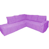 Capa De Sofá Elasticada De Canto Chaise Decoraçao Sala