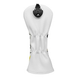 Capa De Taco De Golfe Com Etiquetas No. Driver Fw Branco
