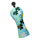 Capa De Taco De Golfe Com Etiquetas No. Driver Woods Ut Azul