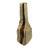 Capa De Violão Jumbo Bege Modelo Cargo Case Bag 