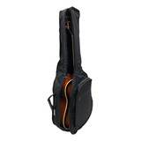 Capa De Violão Jumbo Preto Modelo Cargo Case Bag 