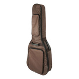 Capa De Violão Marrom Clássico Acolchoada Modelo Luxo Bag