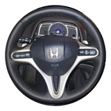 Capa De Volante Costurada New Civic 2007 A 2011