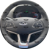 Capa De Volante Costurada Tiggo 5 Em Sintético 