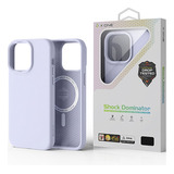 Capa Dropguard 3.0 Colors Magsafe Lavender X-one iPhone 15 Cor Lavanda Lilás