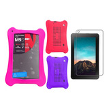 Capa Emborrachada + Película Vidro Tablet M9s Go 9 Polegadas