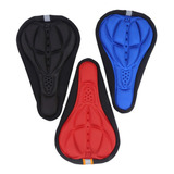Capa Gel Banco Selim Almofada Forro Para Bicicleta Ajustavél
