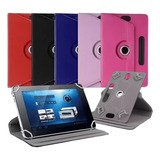 Capa Giratória P/ Tablet M7 Ptb7ssg M7s Smartpad 7 Polegadas Cor Roxo