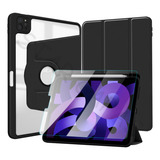 Capa Giratória Slot P Caneta Para iPad Air5 A2588 + Película