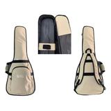Capa Guitarra Acolchoada Luxo Start Soft Case Cor Bege