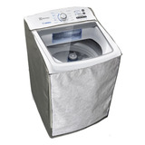 Capa Maquina Lavar Electrolux Led 15 17kg Ziper Transparente