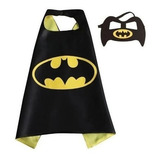 Capa + Máscara Infantil Personagem Herói Batman