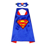 Capa + Máscara Infantil Personagens Super Heróis Dc/marvel