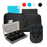 Capa Nintendo Switch Kit 13 Em 1 Case Película Fone Grips